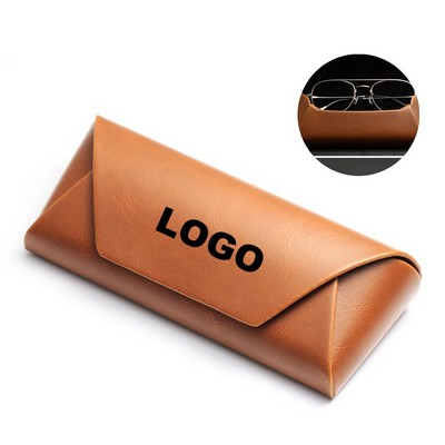 PU Leather Magnetic Eyeglass Case