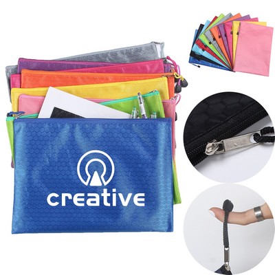 A4 Waterproof Zipper Organizer Pouch
