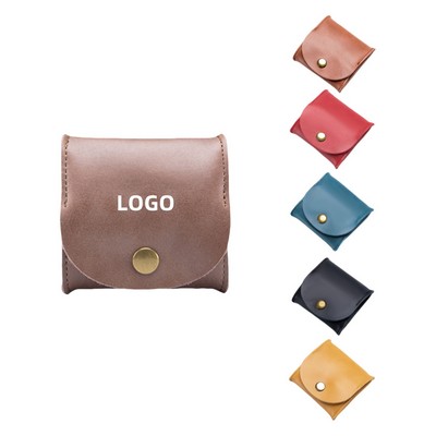 Portable Leather Coin Purse