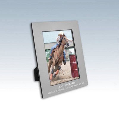 Gray Anodized Aluminum 4"x 6" Photo Frame