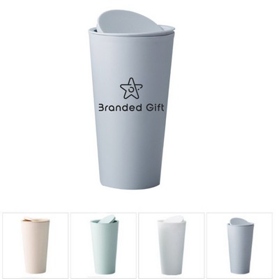 Plastic Swing Lid Car Trash Can