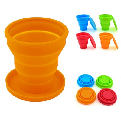 6oz Silicone Folding Telescopic Cup