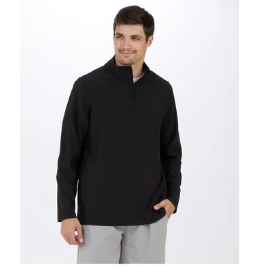Boxercraft Men's Stretch Woven Quarter Zip Pullover