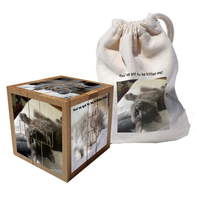 Solid Wood Puzzle Cube