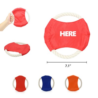 Pet Dog Chew Rope Flyer Toy