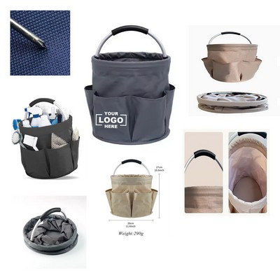 Travel-Friendly Collapsible Picnic Fabric Basket
