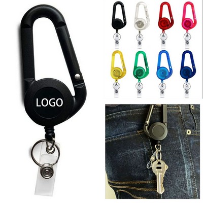 Retractable Key Ring Carabiner