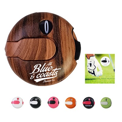 Mini Golf Stroke Score Counter with Clip