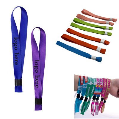 5/8' Custom Sublimated Event Wristband with Locking Slider