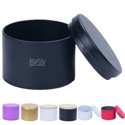 8 oz Metal Aromatherapy Candle Tin