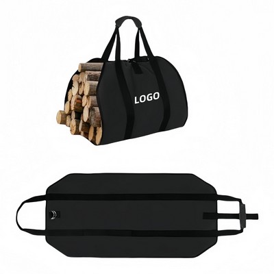 Outdoor Firewood Storage Bag Logging Bag Tote Bag