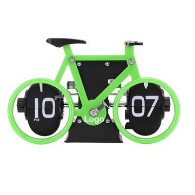 Bicycle Shape Flip Table Bike Clocks