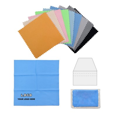 Full-Color Microfiber Cleaning Cloth with PVC Case