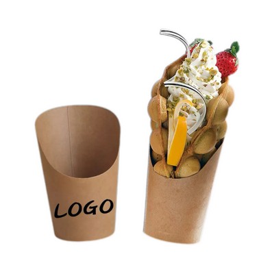16oz Kraft Paper French Fry Cups