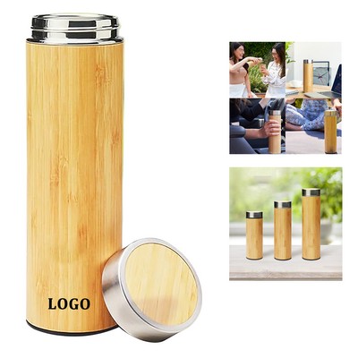 Vacuum Insulated Bamboo Mug
