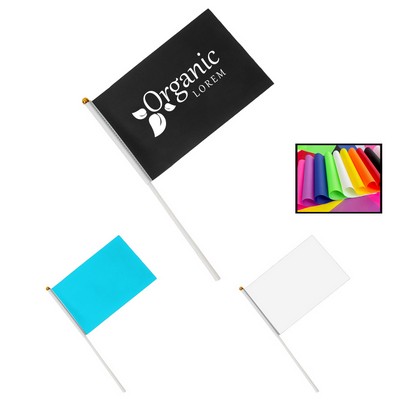 Poly Cheering Handheld Mini Flag