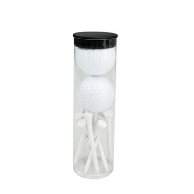 Custom Golf Ball and Tee Set