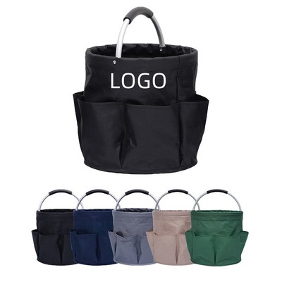 Collapsible Handle Basket For Picnic Garden Market Storage