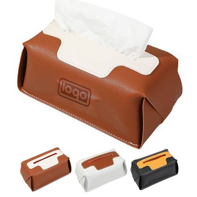 Car Leatherette Tissue Box