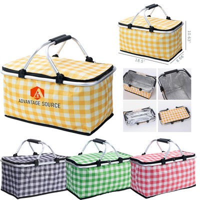 Foldable Outdoor Picnic Basket