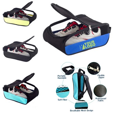 Large Capacity Zippered Golf Shoes Bags
