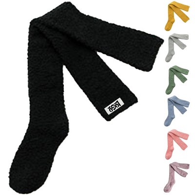 Thick Coral Fleece Winter Over Knee Socks