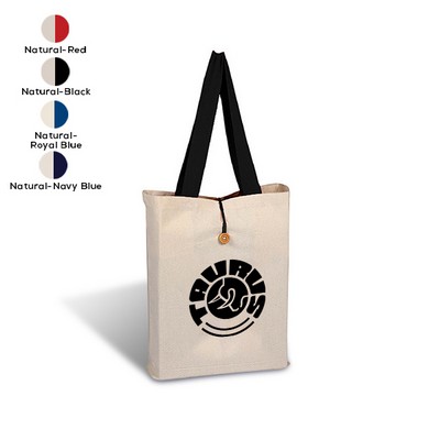 ButtonUp Canvas Tote