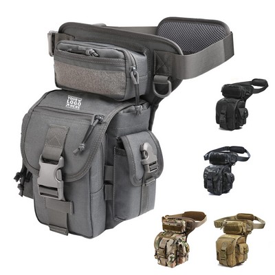 Outdoor Cycling Hiking Waterproof Military Tactical Bag Type B Cross Over Drop Leg Pouch