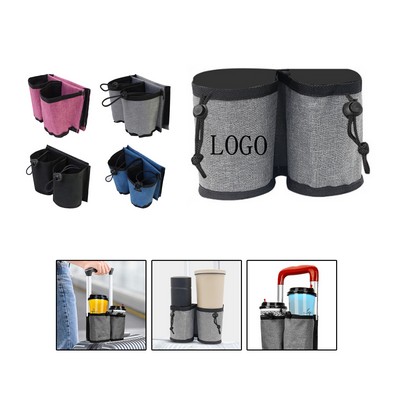 Mobile Suitcase Drink Caddy