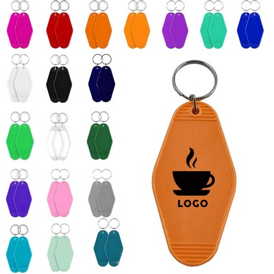 Plastic Diamond Key Tag