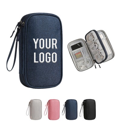 Double-Layer Digital Organizer Bag