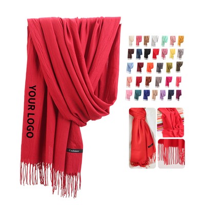 High Quality Tassel Scarf Shawl For Autumn Winter