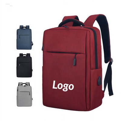 Large Capacity Backpack with USB Charging Port for Students and Professionals