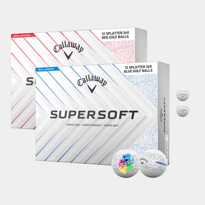 Callaway® Supersoft Splatter 360 Golf Balls