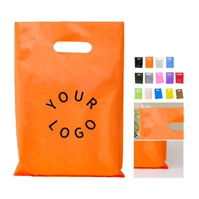 PE Material Die Cut Handle Shopping Bag