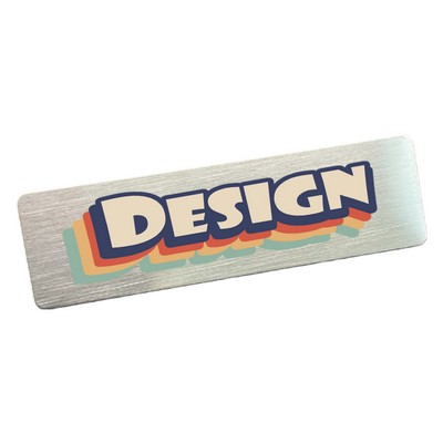 Premium Stainless Steel Name Tag Base