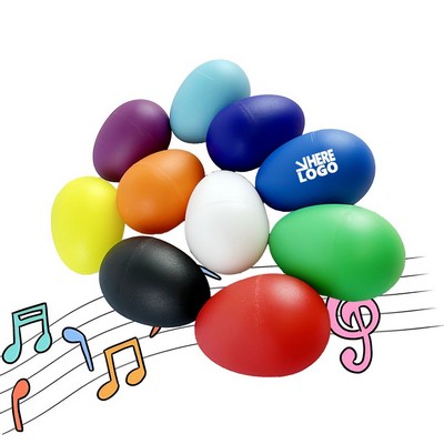 Colorful Plastic Musical Egg Shaker