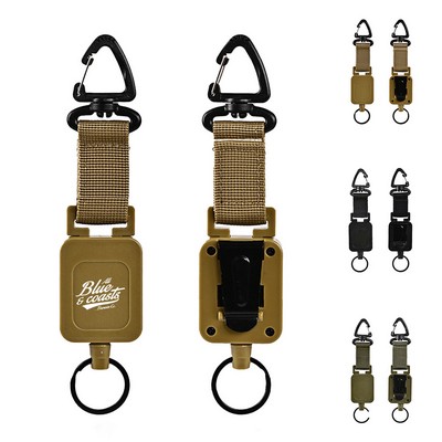 Stretchable Keychain with High Strength Wire Rope