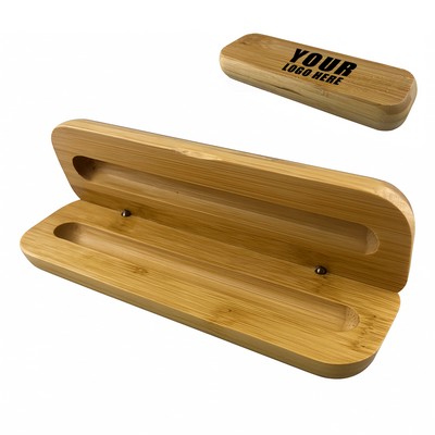 Bamboo Single Pen Flip Box