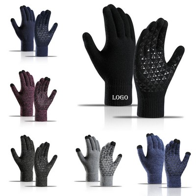 Winter Knit Touch Screen Gloves