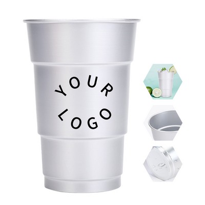 16 oz Aluminum Camping Party Cup