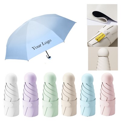 Capsule Mini Folding Umbrella