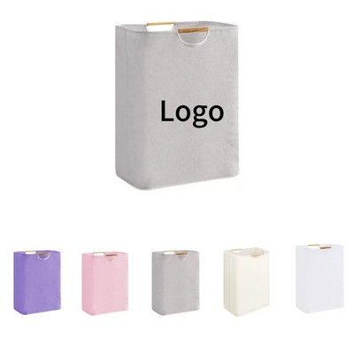 Cotton Linen Laundry Basket