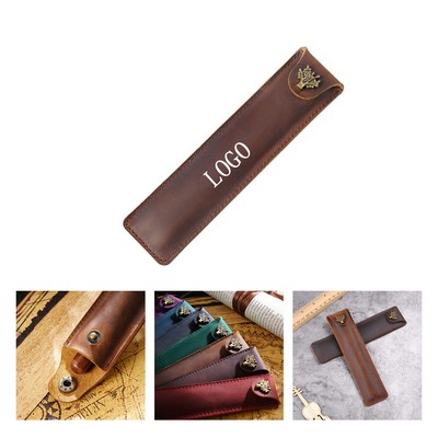 Handmade Genuine Leather Pencil Case