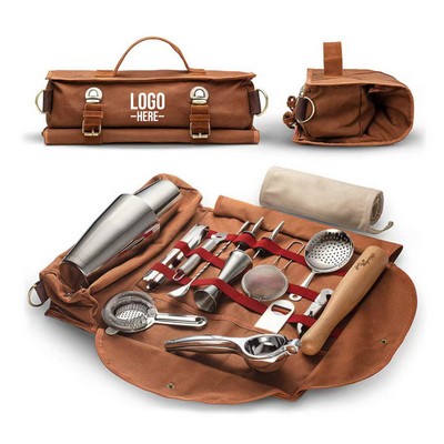 All-in-One Travel Bartending Kit Organizer Shoulder Bag