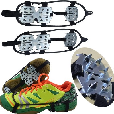 Ice Traction Cleat Grips with Steel Studs Crampon