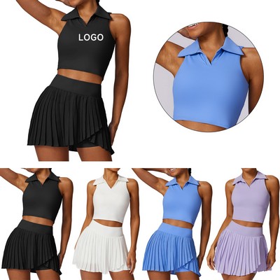 Pleated Tennis Skirt Set