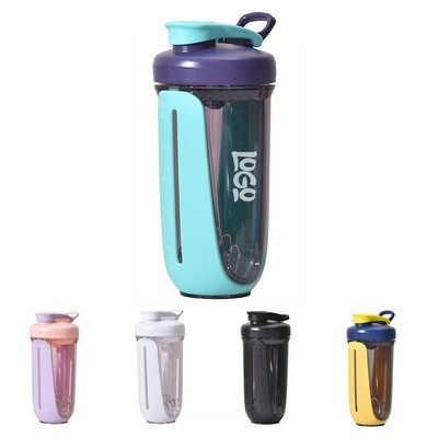 23oz Portable Shaker Bottle for Protein Shakes