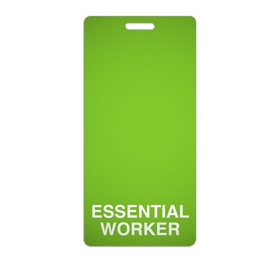 Badge/Badge Backer - Laminated - 2.125" X 4.375"