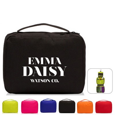 Oxford Polyester Hanging Toiletry Bag